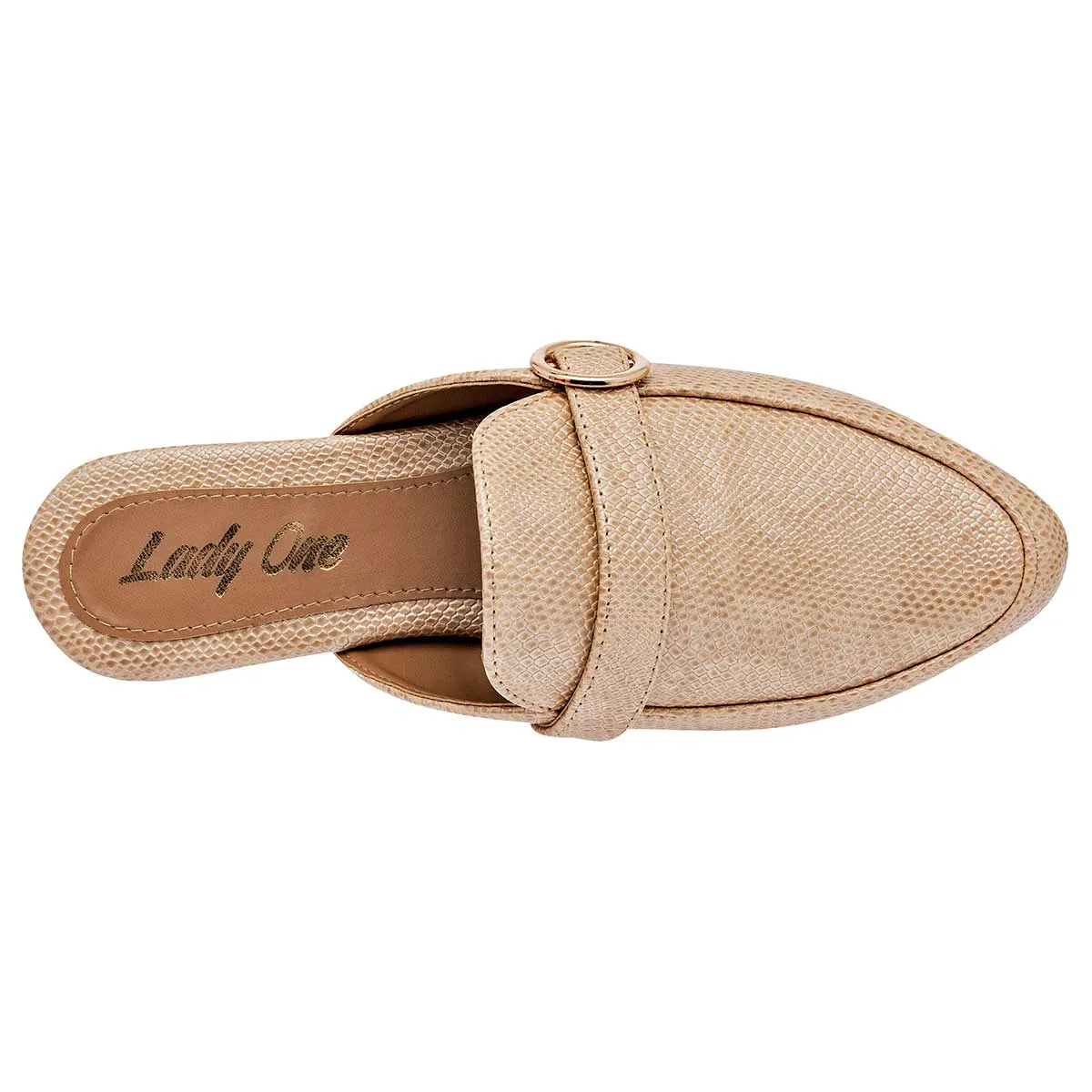 Flats Exterior Piel sintética Color Beige  Para Mujer De RBCOLLECTION